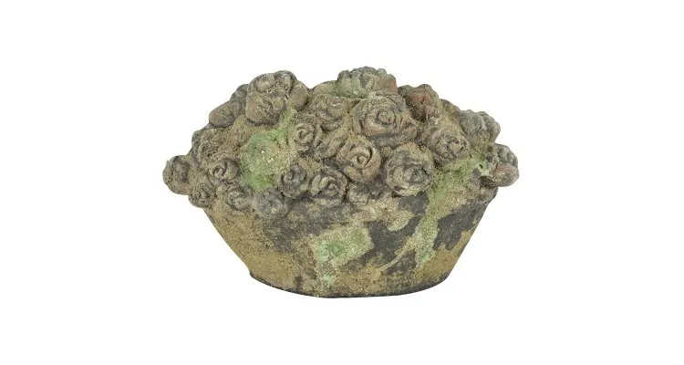 Ornament Cos cu Flori Moss Godet