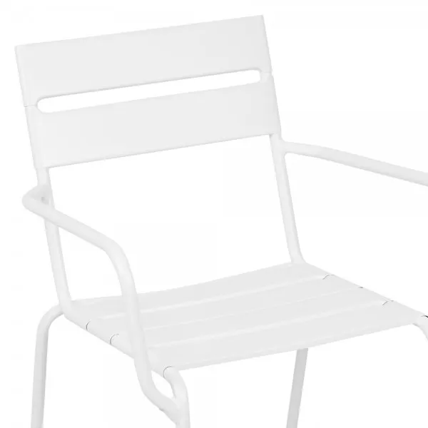 Scaun suprapozabil BALI 55x37.5x81 alb — imaginea 5