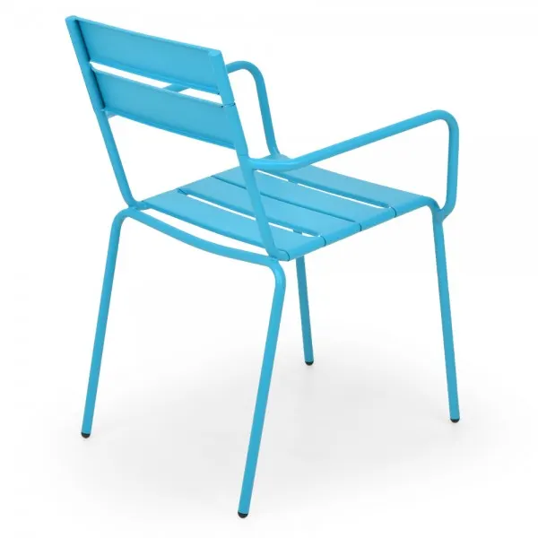 Scaun suprapozabil BALI 55x37.5x81 albastru — imaginea 4