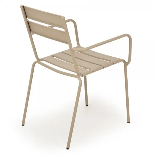 Scaun suprapozabil BALI 55x37.5x81 kaki — imaginea 4