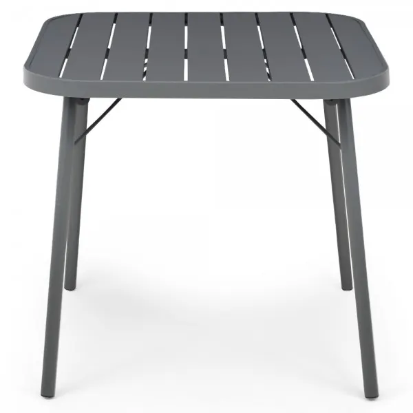 Masa patrata BALI 80x80x72 gri — imaginea 2