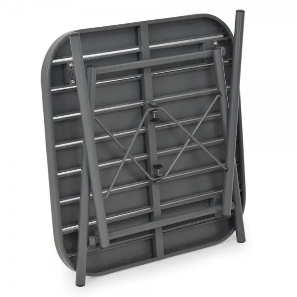 Masa patrata BALI 80x80x72 gri — imaginea 5