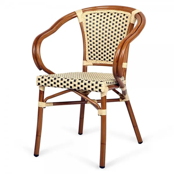 Scaun CAFE 56x59x82 natur bej-maro — imaginea 2