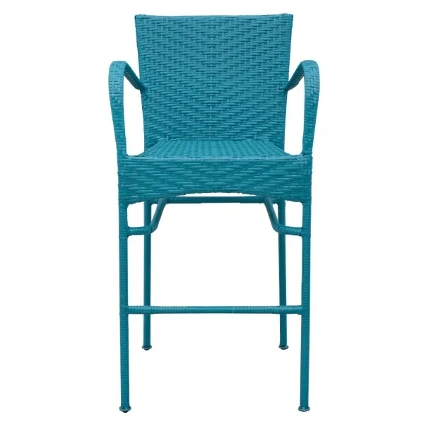 Scaun bar NEELY 57x58x111.5 cm albastru — imaginea 2
