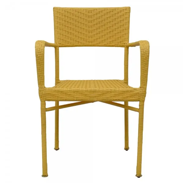 Scaun suprapozabil NEELY 57x55.5x89 cm galben — imaginea 2