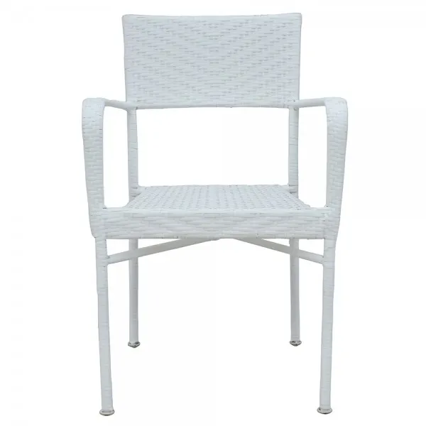 Scaun suprapozabil NEELY 57x55.5x89 cm alb — imaginea 2