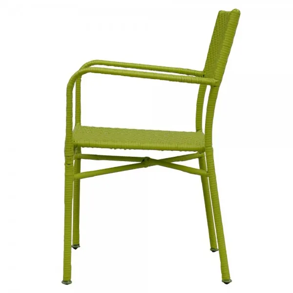 Scaun suprapozabil NEELY 57x55.5x89 cm verde — imaginea 3