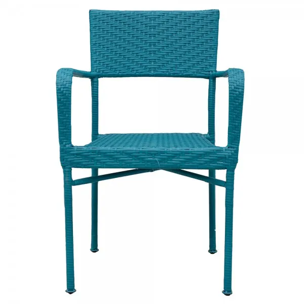 Scaun suprapozabil NEELY 57x55.5x89 cm albastru — imaginea 2
