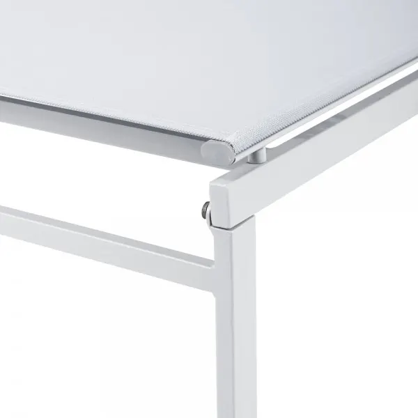 Sezlong SOLAR 190x59.5x34 alb — imaginea 5