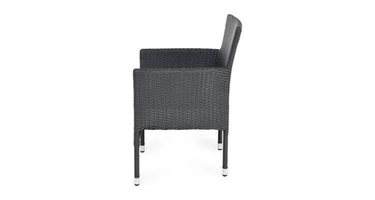 Scaun ENCORE 57x59x89 negru/gri — imaginea 5