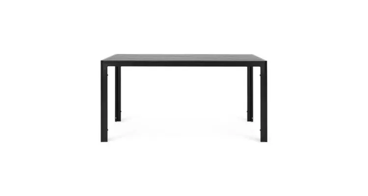 Masa dreptunghiulara mica ENCORE 150x90x74 negru — imaginea 2