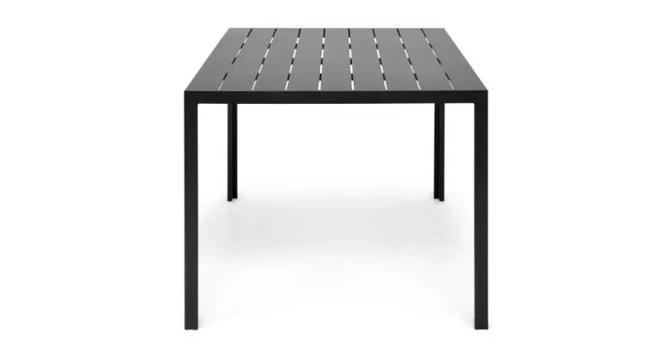 Masa dreptunghiulara mica ENCORE 150x90x74 negru — imaginea 3