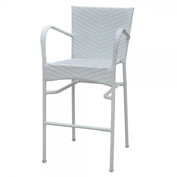Scaun bar NEELY 57x58x111.5 cm alb — imaginea 2