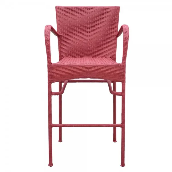 Scaun bar NEELY 57x58x111.5 cm rosu — imaginea 2