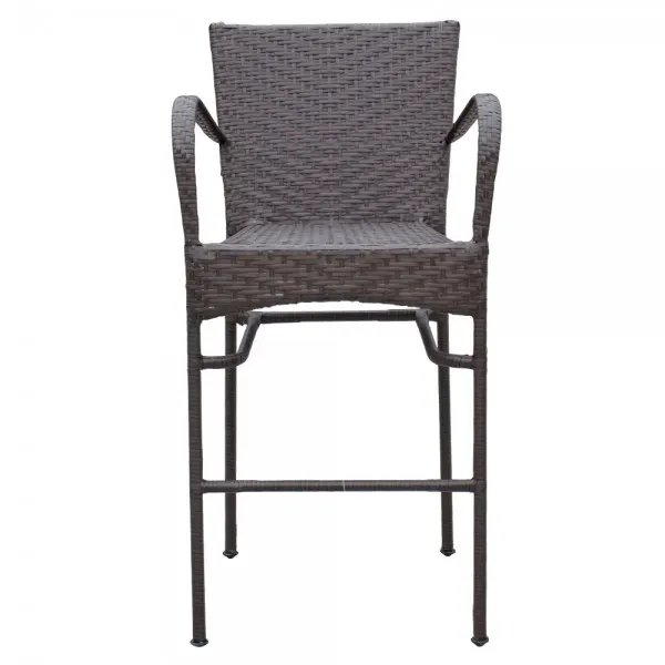 Scaun bar NEELY 57x58x111.5 cm maro — imaginea 2