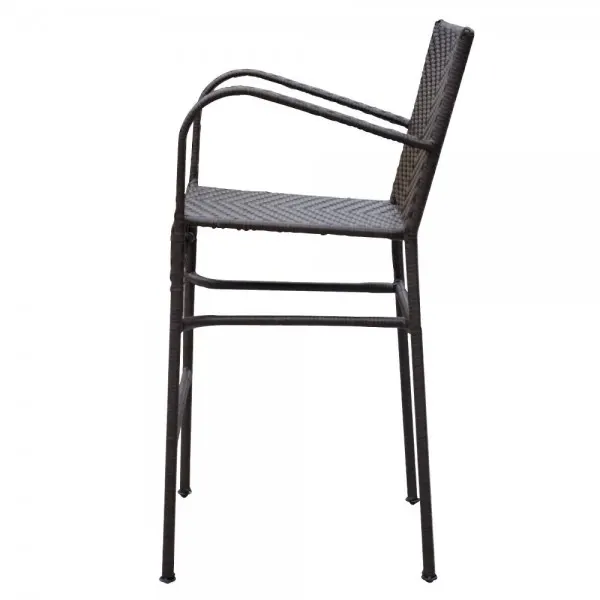 Scaun bar NEELY 57x58x111.5 cm maro — imaginea 3