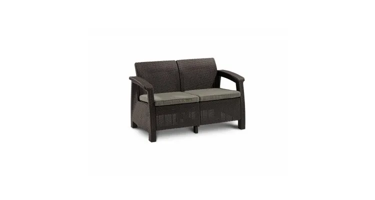 Set mobilier de gradina CORFU II FIESTA Maro cu Gri-Taupe — imaginea 5