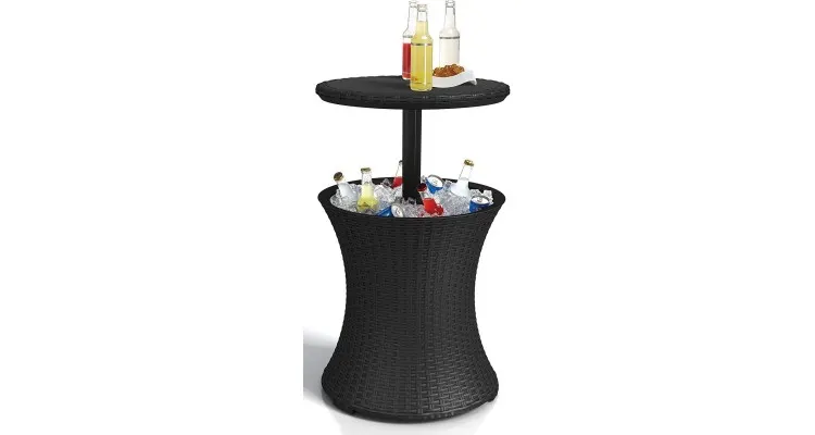 Masuta de bar Cool Bar Rattan Antracit