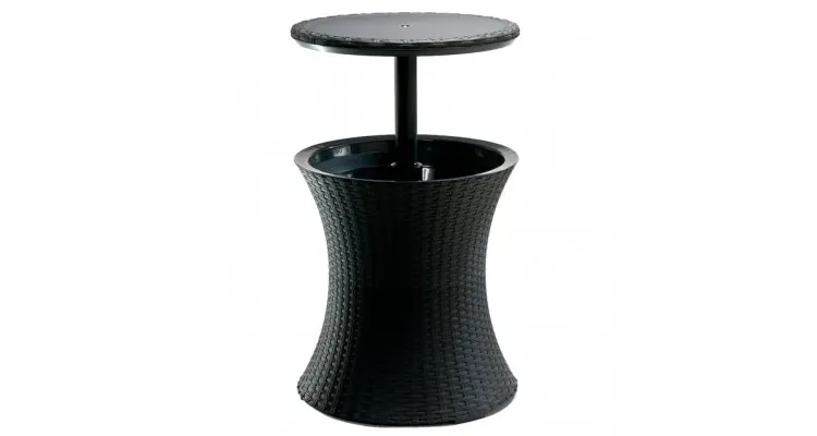 Masuta de bar Cool Bar Rattan Antracit — imaginea 3