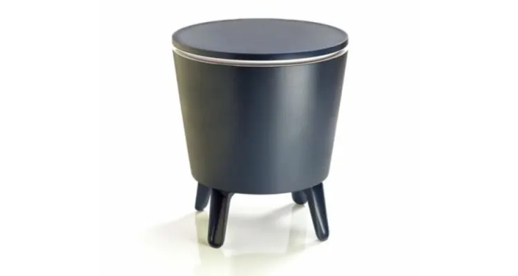 Masuta de bar cu spatiu depozitare sau frapiera Cool Bar Keter 230901 Gri Antracit Alb — imaginea 4
