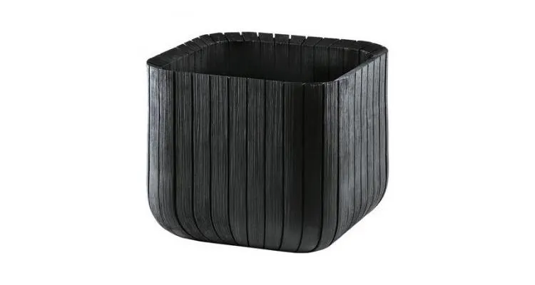 Ghiveci Cube Planter L Antracit — imaginea 2