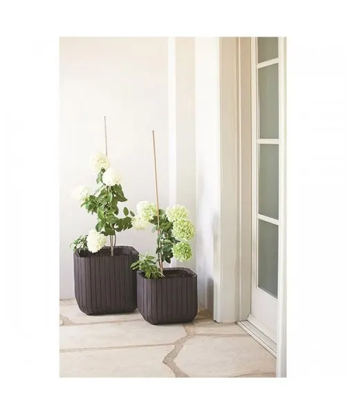 Ghiveci Cube Planter L Maro-Auriu — imaginea 2