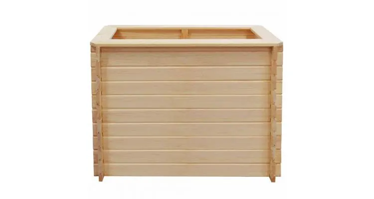 Jardiniera din lemn de pin 100, x 50 x 80 cm — imaginea 2