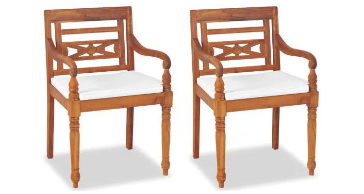 Set mobilier de grădină Indies, 7 piese, tec — imaginea 3