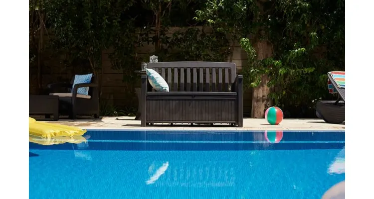 Banca cu spatiu depozitare Patio Keter,maro — imaginea 5