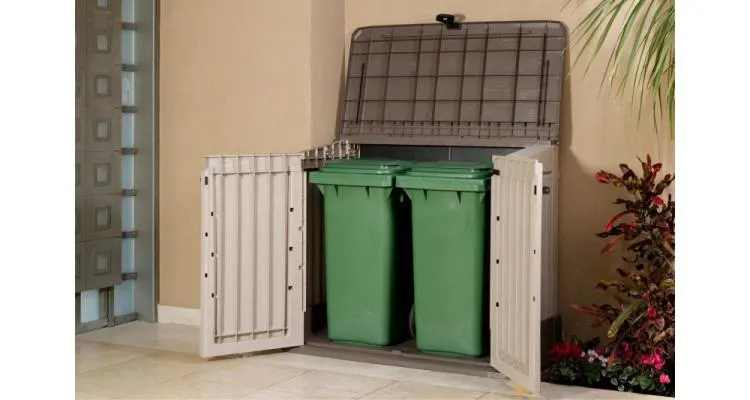 Magazie pubele 2 x 120L din plastic SO MIDI — imaginea 3