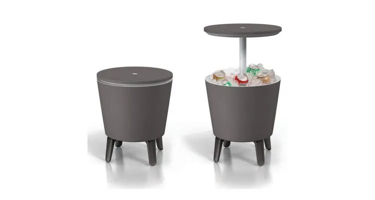Masa cu frapiera Keter 2055021 gri alb — imaginea 4