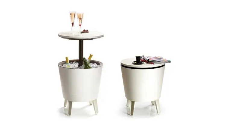 Masa cu frapiera Keter Alb-Maro COOL BAR 17186745 — imaginea 2