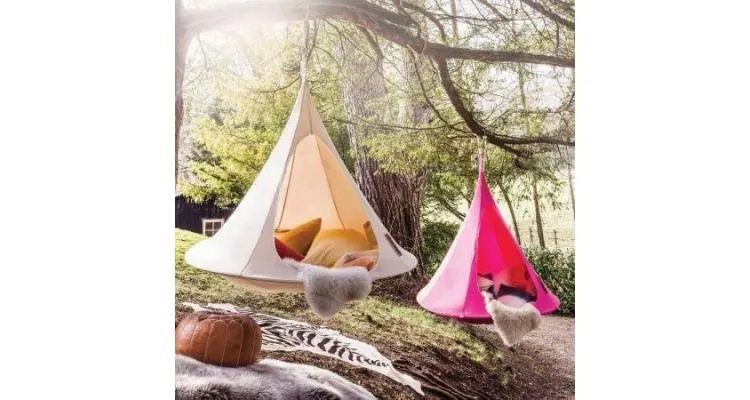 Cuib dublu, Hamac, alb natural — imaginea 3