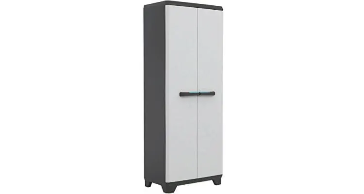 Dulap de exterior din plastic Linear Kiss cu 3 rafturi, Keter