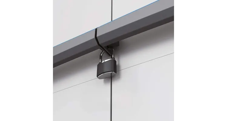 Dulap de exterior din plastic Linear Kiss cu 3 rafturi, Keter — imaginea 5