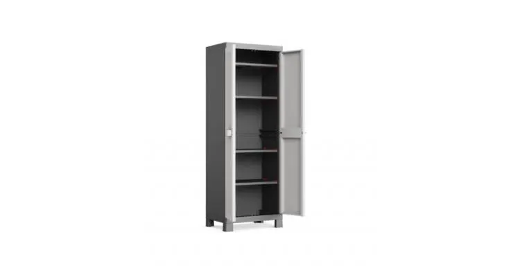 Dulap inalt Logic Pro, 4 polite reglabile, 65 x 45 x 182 cm — imaginea 2
