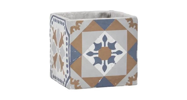 Jardiniera ceramica in stil mediteranean AC177 — imaginea 4
