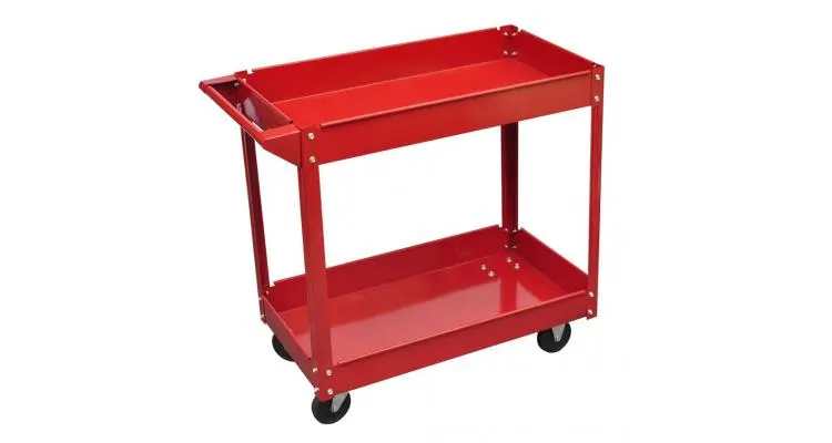 Cărucior de atelier 2 suprafețe de depozitare 100 kg