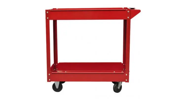 Cărucior de atelier 2 suprafețe de depozitare 100 kg — imaginea 2
