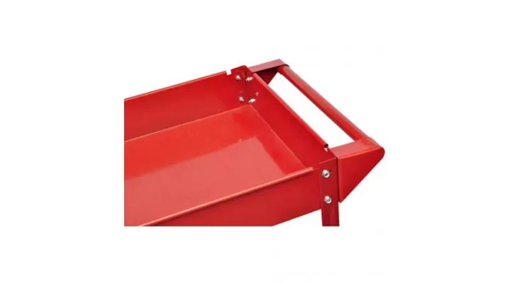 Cărucior de atelier 2 suprafețe de depozitare 100 kg — imaginea 3