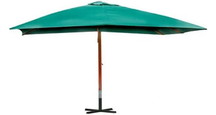 Umbrelă de soare 300 x 400 cm verde — imaginea 3
