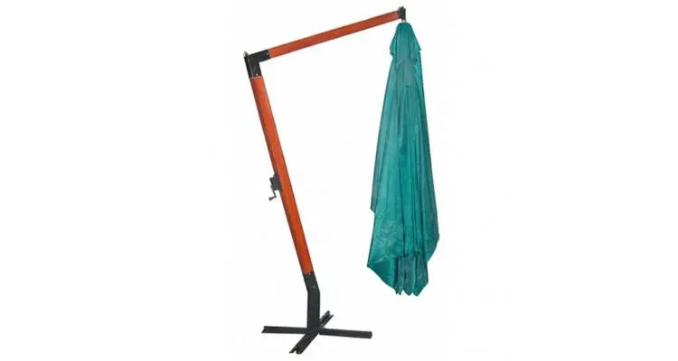 Umbrelă de soare 300 x 400 cm verde — imaginea 4