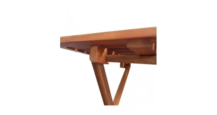 Masă de cafea din acacia pentru exterior — imaginea 3
