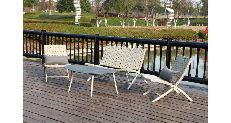 Set mobilier gradina 4 piese Cali gri — imaginea 2