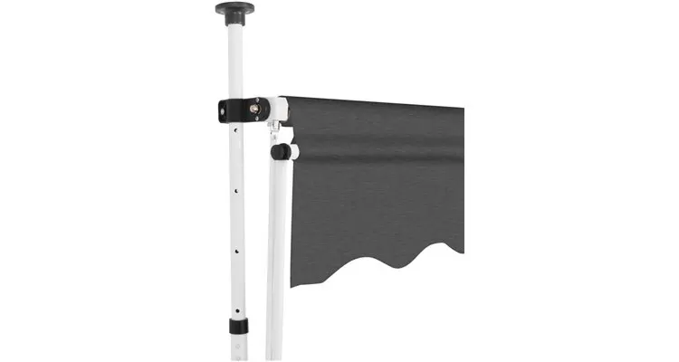 Copertina retractabila manual, 350 cm, antracit — imaginea 3