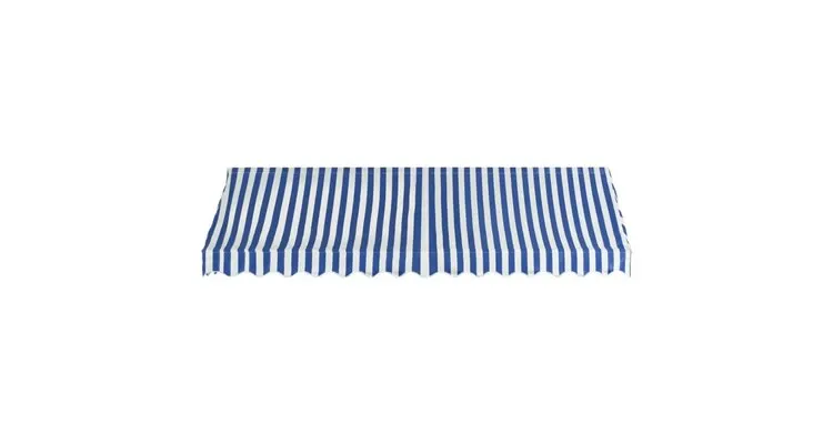 Copertina de bistro, albastru si alb, 350 x 120 cm — imaginea 3
