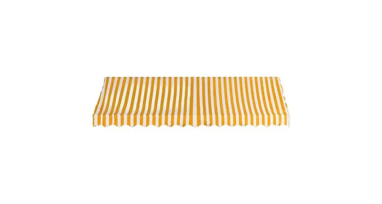 Copertina de bistro, portocaliu si alb, 350 x 120 cm — imaginea 3