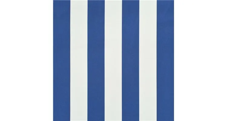 Copertina retractabila, albastru si alb, 400 x 150 cm — imaginea 2
