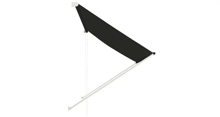 Copertina retractabila, antracit, 200 x 150 cm — imaginea 3