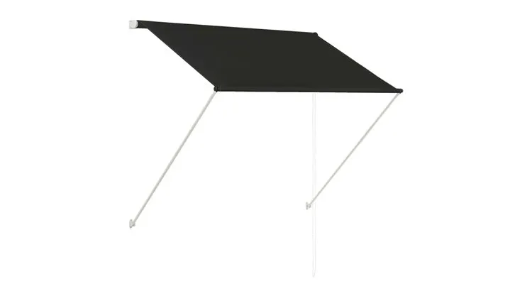 Copertina retractabila, antracit, 150 x 150 cm